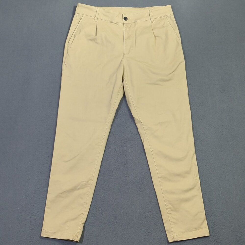 YoungLA Pants Men's 32x27 Beige Slim Fit Tapered Chino